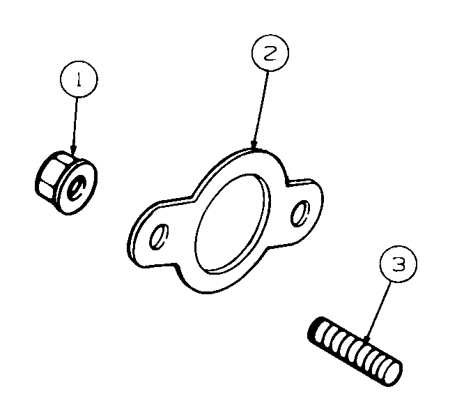 Exhaust (Kh-62588) Diagram and Parts List for 2518-44 13A208L100-13B288L100 Cub Cadet Lawn Tractor